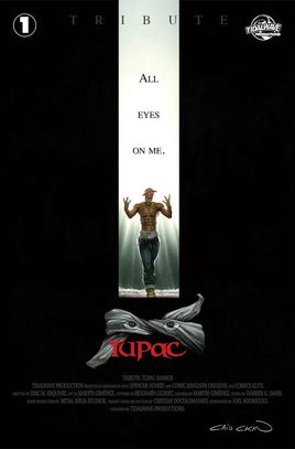 TRIBUTE: TUPAC SHAKUR #1 "THE CROW MOVIE POSTER HOMAGE" Trade Variant LTD To ONLY 600