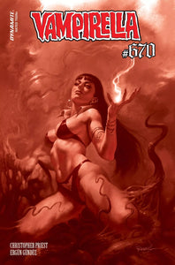 VAMPIRELLA #670 1:15 Lucio Parrillo Tint Variant Cover