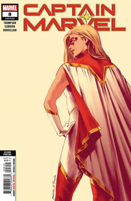 CAPTAIN MARVEL #8 2nd Print Carnero Virgin Variant 1st Cover App of STAR