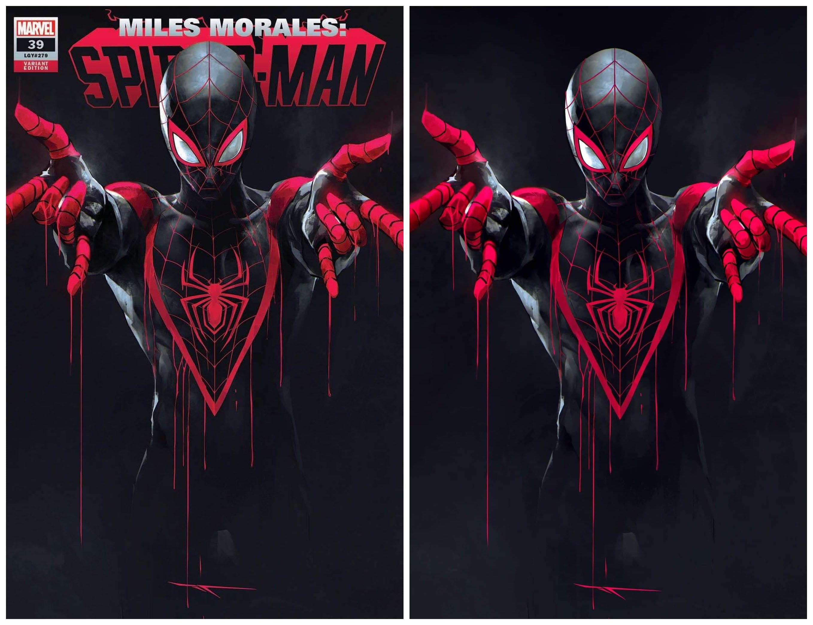 Miles Morales Spider-Man #39 Ivan Tao Drip Variant Set Trade Dress + Virgin  VF+